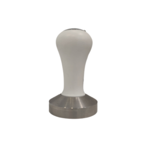 Tamper White Wood Flat Base 58mm