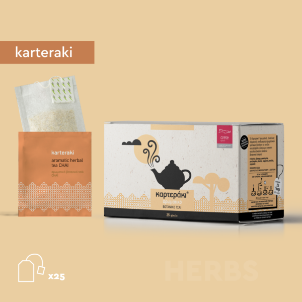 Karteraki Tea - 25tb - Aromatic Herbal Tea Chai