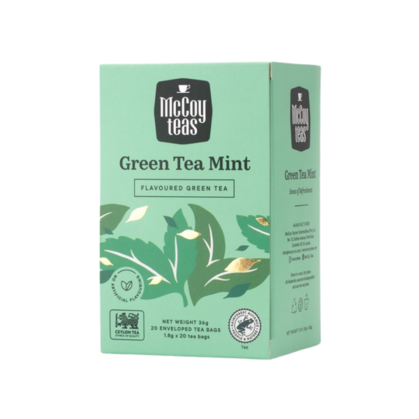 Green Tea Mint 20 Enveloped Tea Bags