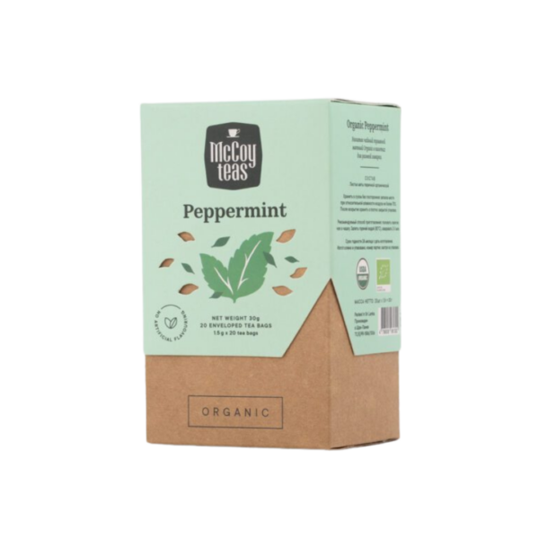 Organic Peppermint 10 Pyramid Tea Bags