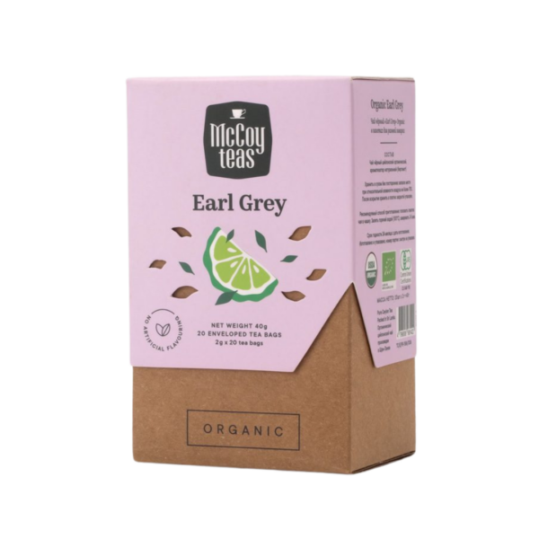 Organic Earl Grey 10 Pyramid Tea Bags