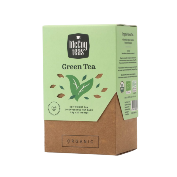 Organic Green Tea 10 Pyramid Tea Bags