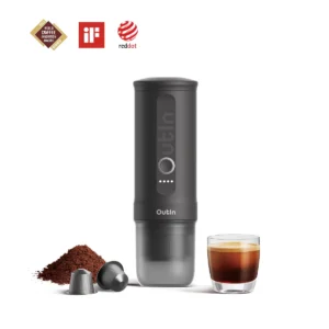 Outin Nano Portable Electric Espresso Machine - Space Grey