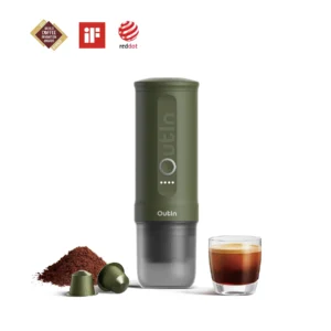 Outin Nano Portable Electric Espresso Machine - Forest Green